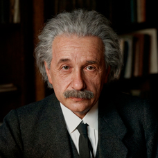 Альберт Эйнштейн поговорить в беседке